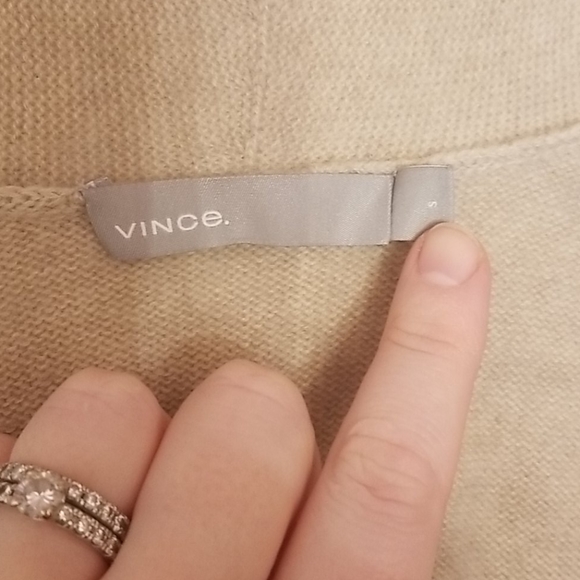 VINCE cream cashmere sweater - Picture 4 of 6